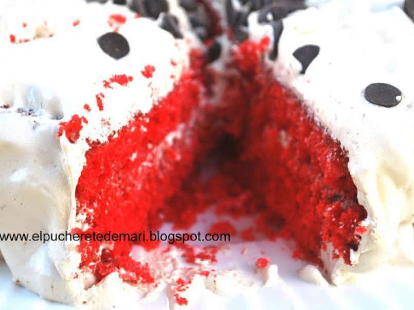Red velvet cake con suspiro de café - foto 2