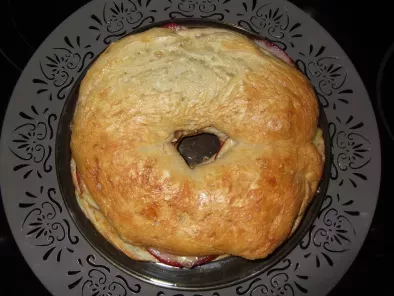 Rosca de pan rellena - foto 2