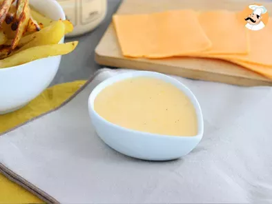 Salsa de queso para tacos o nachos