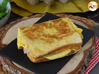 Sándwich de tortilla - Egg sandwich hack – Receta express - foto 2