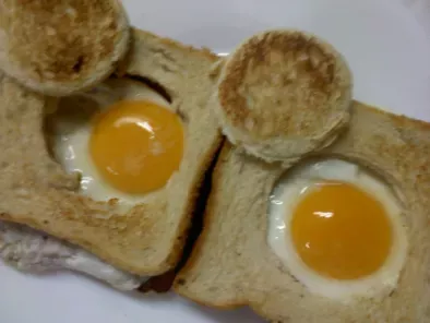 sándwich mixto con huevo