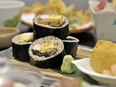 Soba sushi, Sushi de fideos
