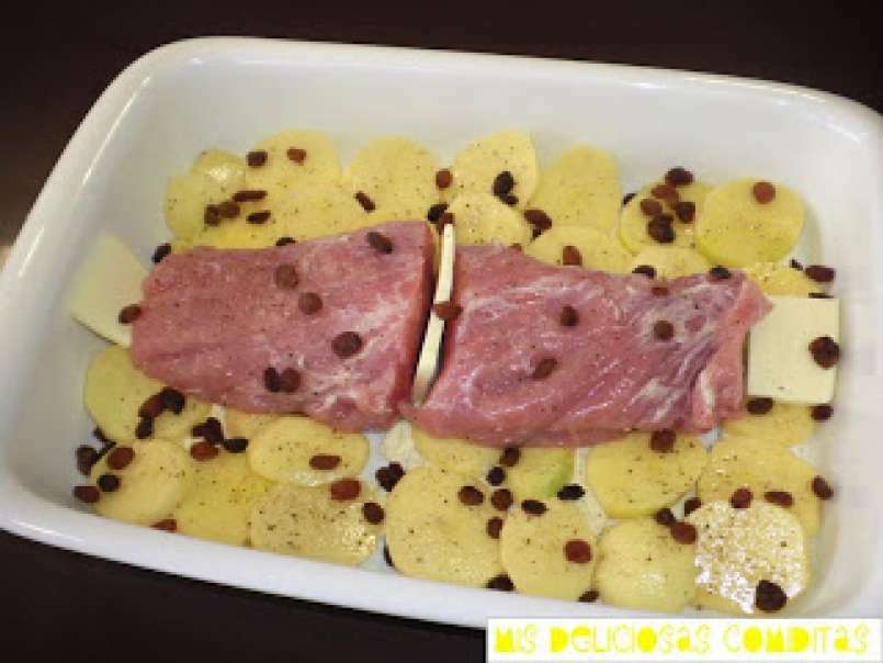 Solomillo de cerdo con salsa de mostaza y cebolla caramelizada - foto 2