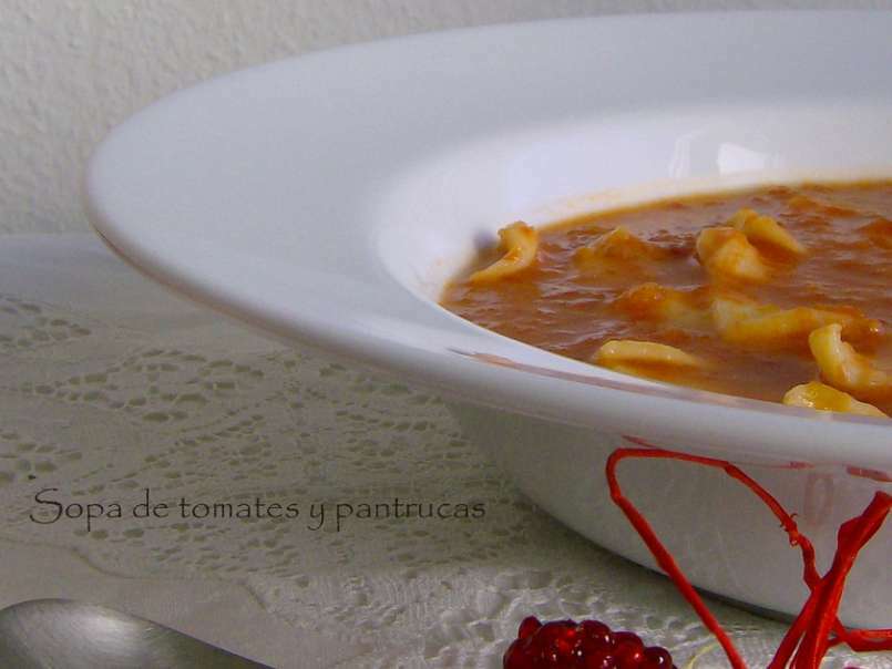 Sopa de tomates y pantrucas - foto 2