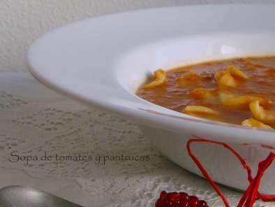 Sopa de tomates y pantrucas - foto 2
