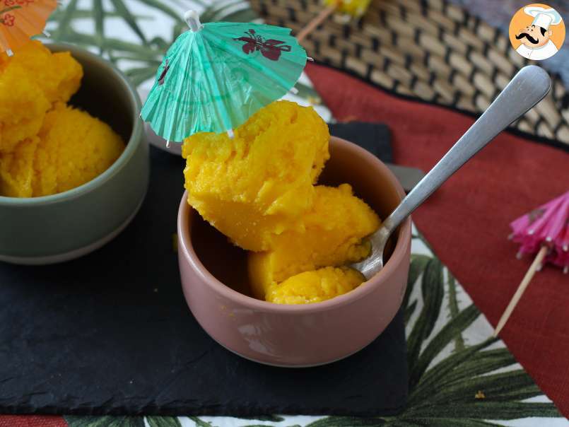 Sorbete de mango y lima con solo 3 ingredientes, ¡listo en 5 minutos! - foto 2