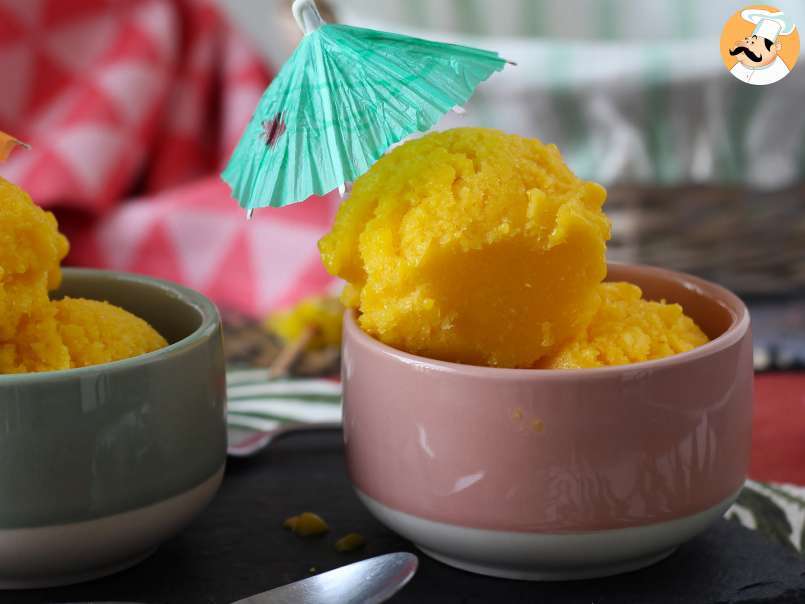 Sorbete de mango y lima con solo 3 ingredientes, ¡listo en 5 minutos! - foto 6