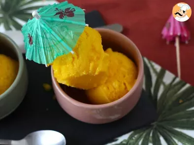 Sorbete de mango y lima con solo 3 ingredientes, ¡listo en 5 minutos! - foto 4