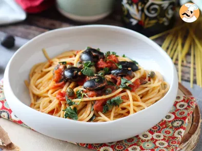 Spaghetti alla puttanesca ¡el plato de pasta con sabor a mediterraneo! - foto 3