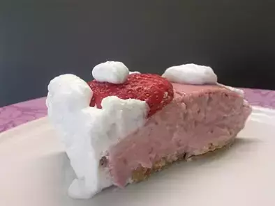 Tarta de fresas con merengue suizo, sin lactosa, Thermomix y Fussioncook - foto 2