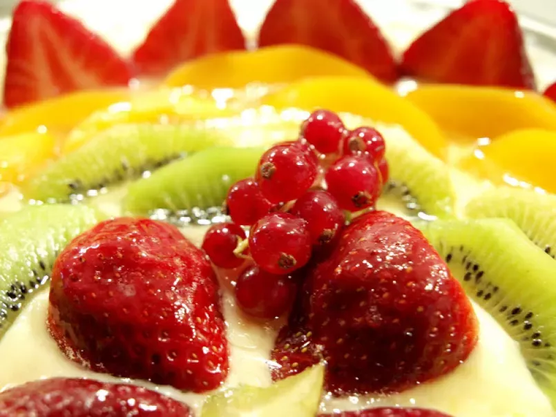 Tarta de frutas con crema de vainilla - foto 2