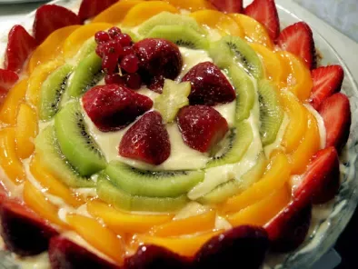 Tarta de frutas con crema de vainilla - foto 3