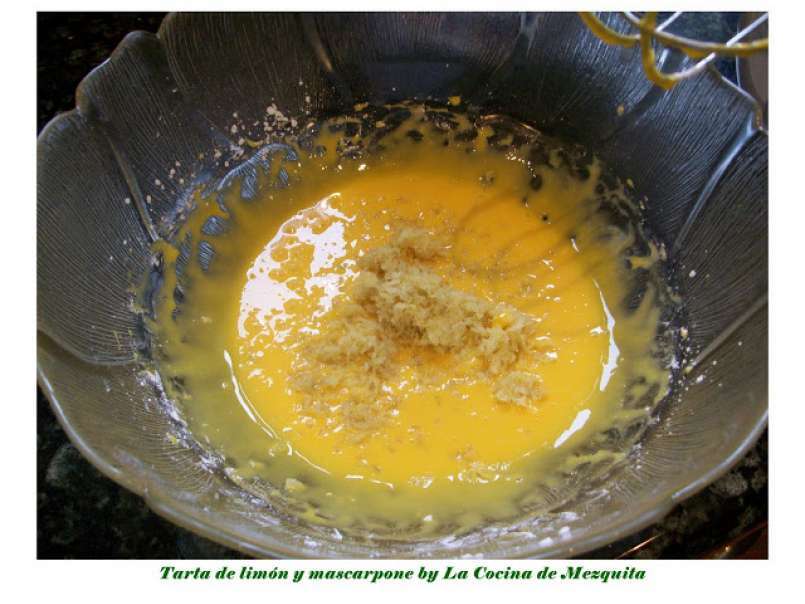 Tarta de limón y mascarpone al horno - foto 4