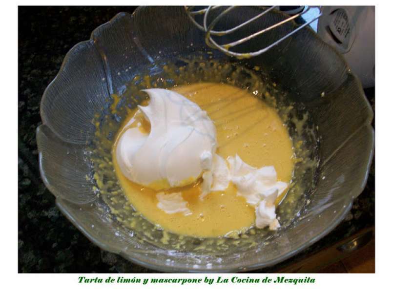 Tarta de limón y mascarpone al horno - foto 5