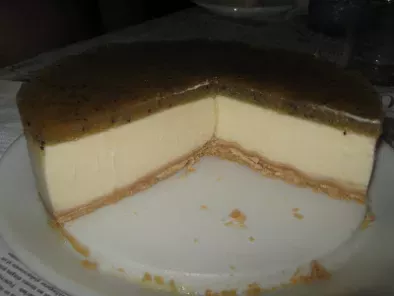 Tarta de queso con mermelada de kiwi - foto 2