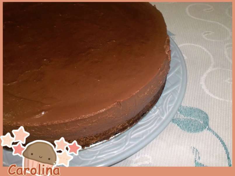 Tarta de Queso fría de Chocolate 25 Cumpleaños!!