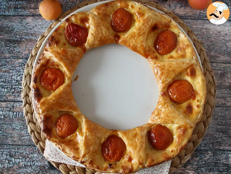 Tarta oranais - Hojaldre, crema pastelera y albaricoques - foto 5