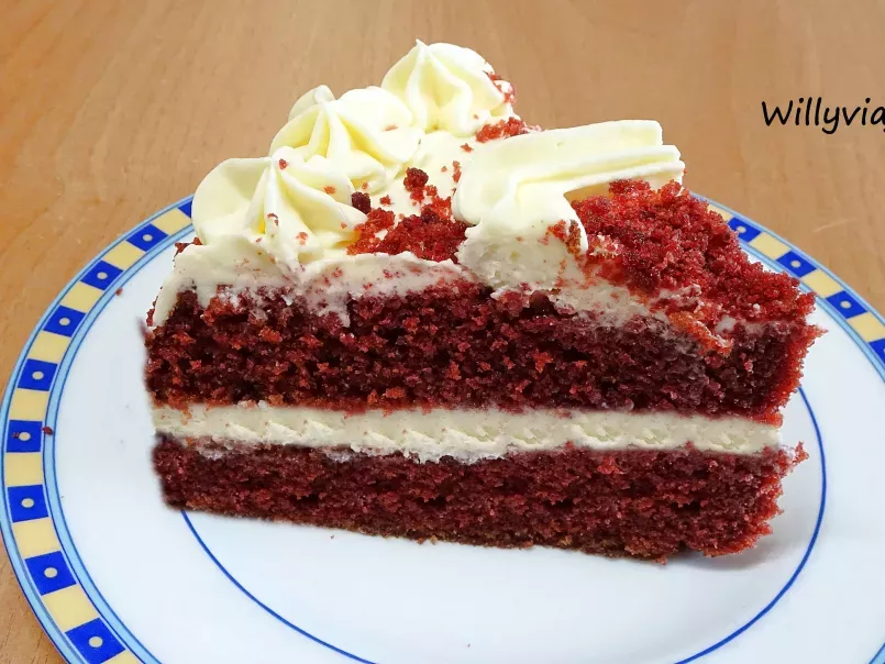 Tarta red velvet o tarta terciopelo rojo - foto 3