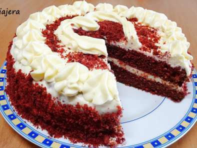 Tarta red velvet o tarta terciopelo rojo - foto 2
