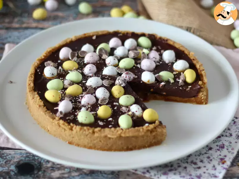 Tartaleta de chocolate y caramelo para Pascua - foto 2