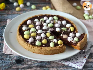 Tartaleta de chocolate y caramelo para Pascua - foto 5