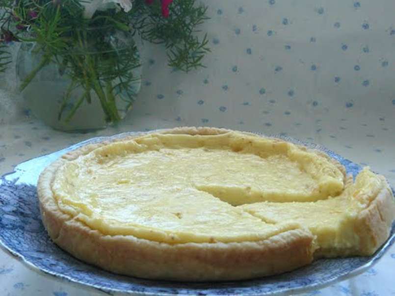 Tarte au fromage frais (torta de queso) de Julia Child