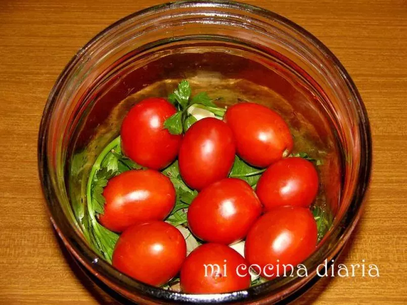 Tomates y pepinos marinados - foto 3