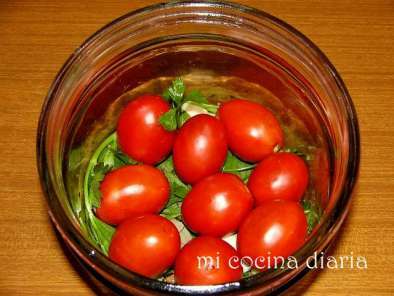 Tomates y pepinos marinados - foto 3