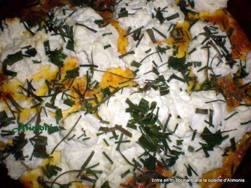 Tortilla al horno judias verdes-requeson/ Omelette soufflée haricots verts-ricotta - foto 2