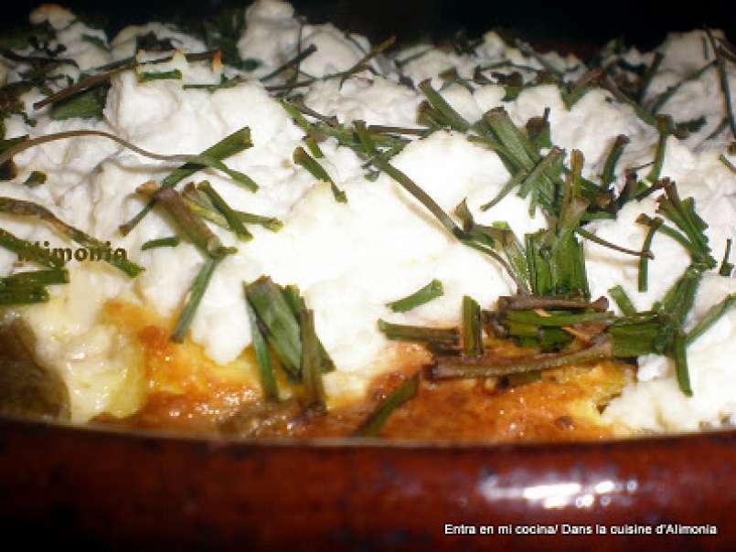Tortilla al horno judias verdes-requeson/ Omelette soufflée haricots verts-ricotta - foto 4