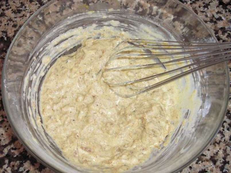 Tortilla de coliflor a la crema de Módena ( sin huevo ) - foto 3
