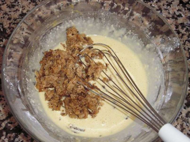 Tortilla de coliflor a la crema de Módena ( sin huevo ) - foto 4