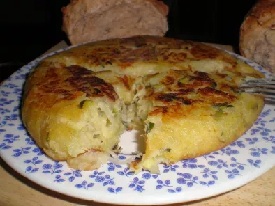 Tortilla de patatas vegana, sin huevo - foto 2