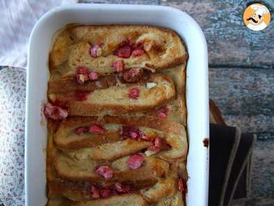 Tostadas francesas horneadas con pralines rosas - foto 4