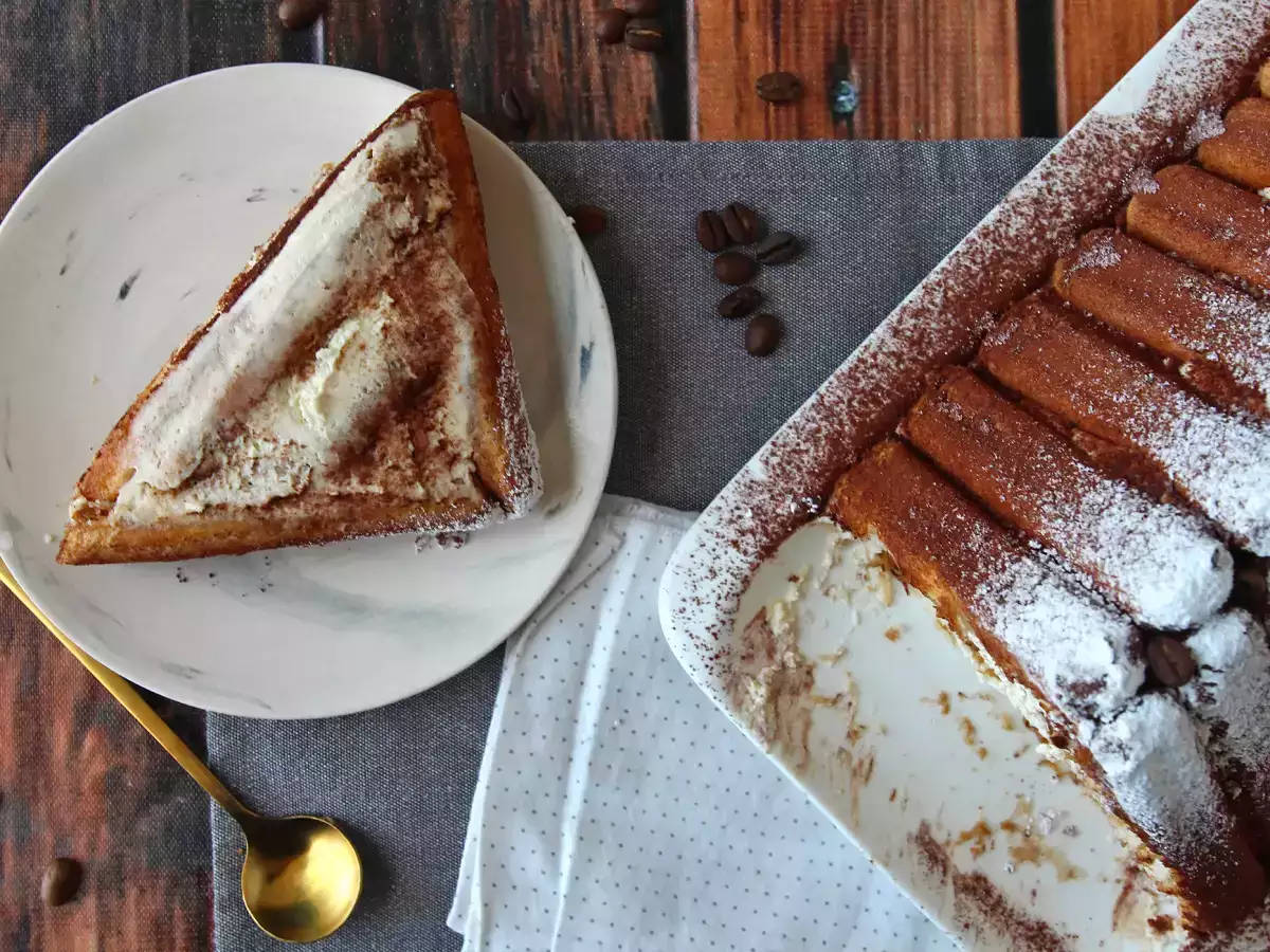 Tronco de Navidad sin molde con sabor a tiramisú: un dulce fácil y elegante para sorprender - foto 4