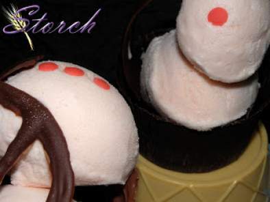 Vasitos de chocolate con helado de sandía - foto 3