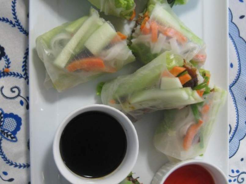 Vietnamese Rolls con salsa de Mani-Hoisin - foto 2
