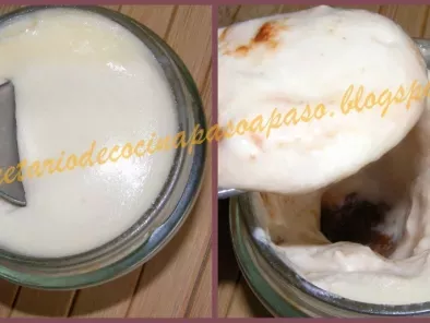 Yogur de queso mascarpone y chocolate (Sin yogurtera)