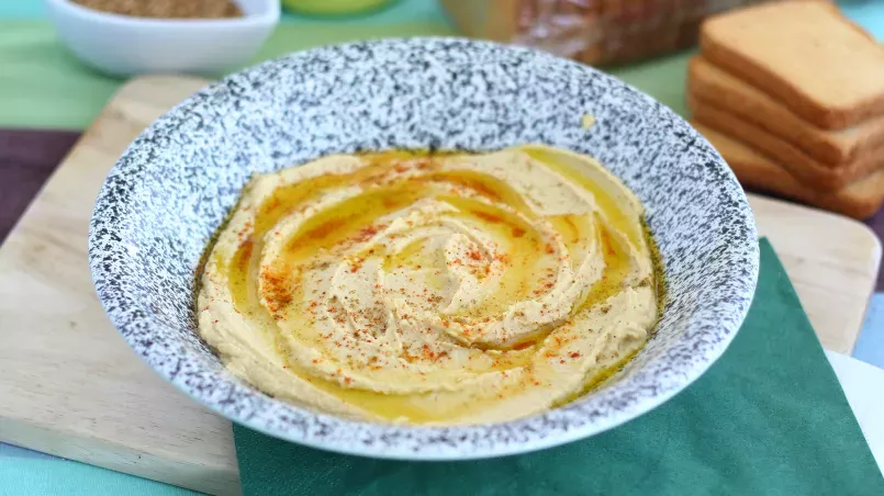 Hummus libanés, el tradicional