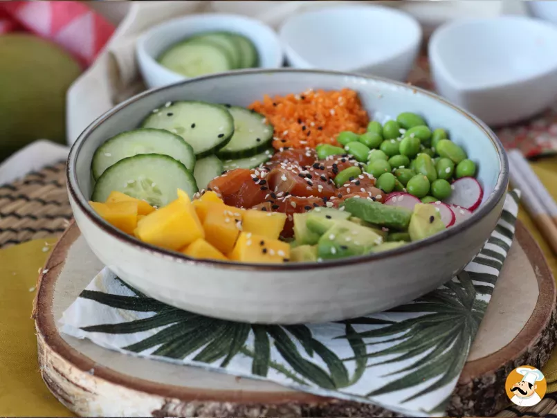 Hawái- Poke bowl de salmón