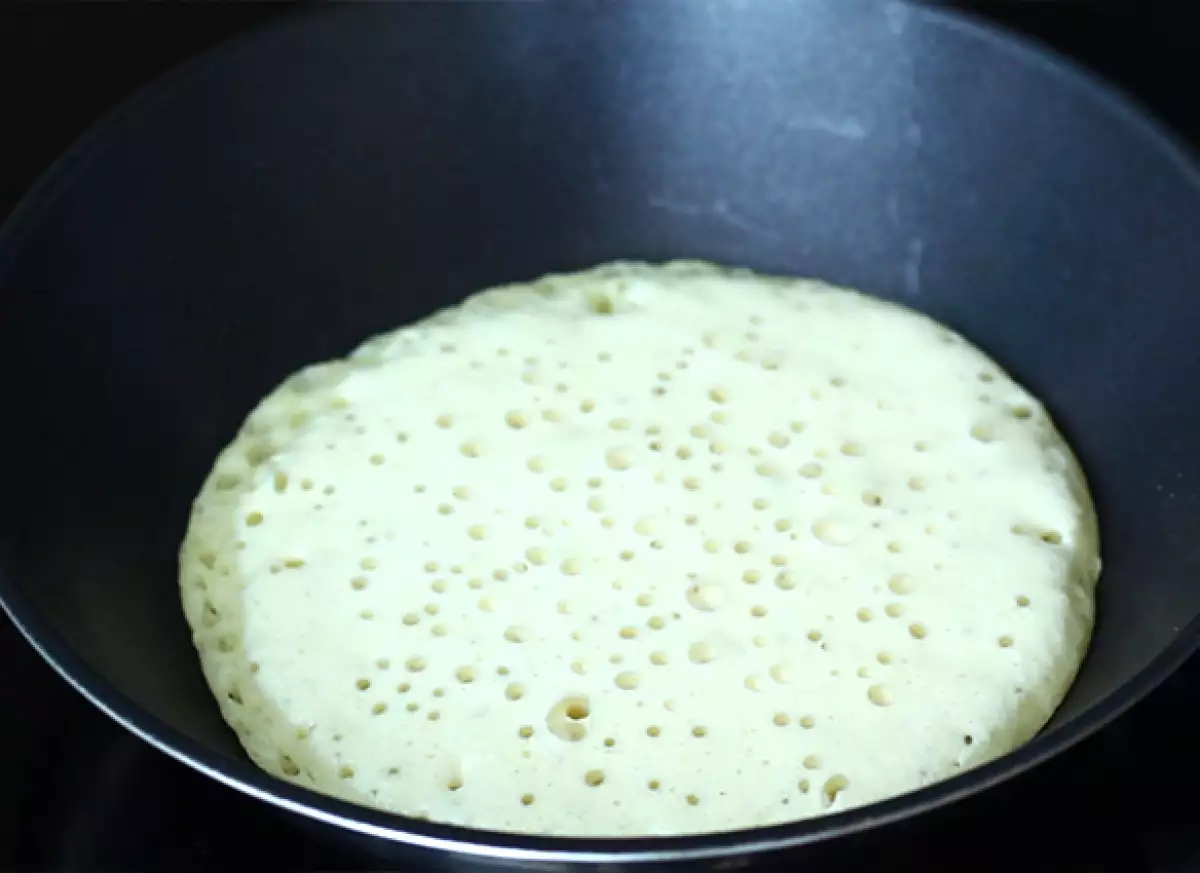 Paso 3: Cocina sin darle la vuelta.