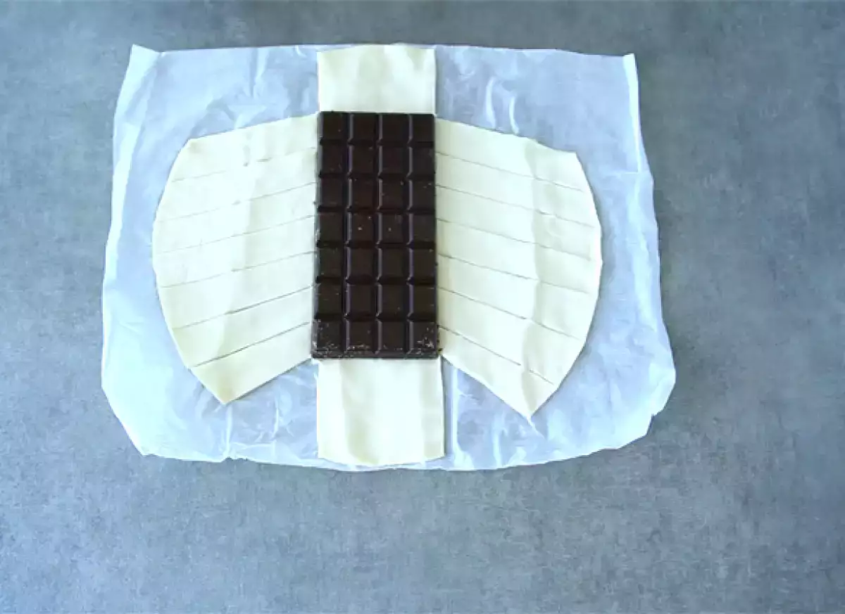 7. Trenza de chocolate - Sencilla, vistosa y deliciosa