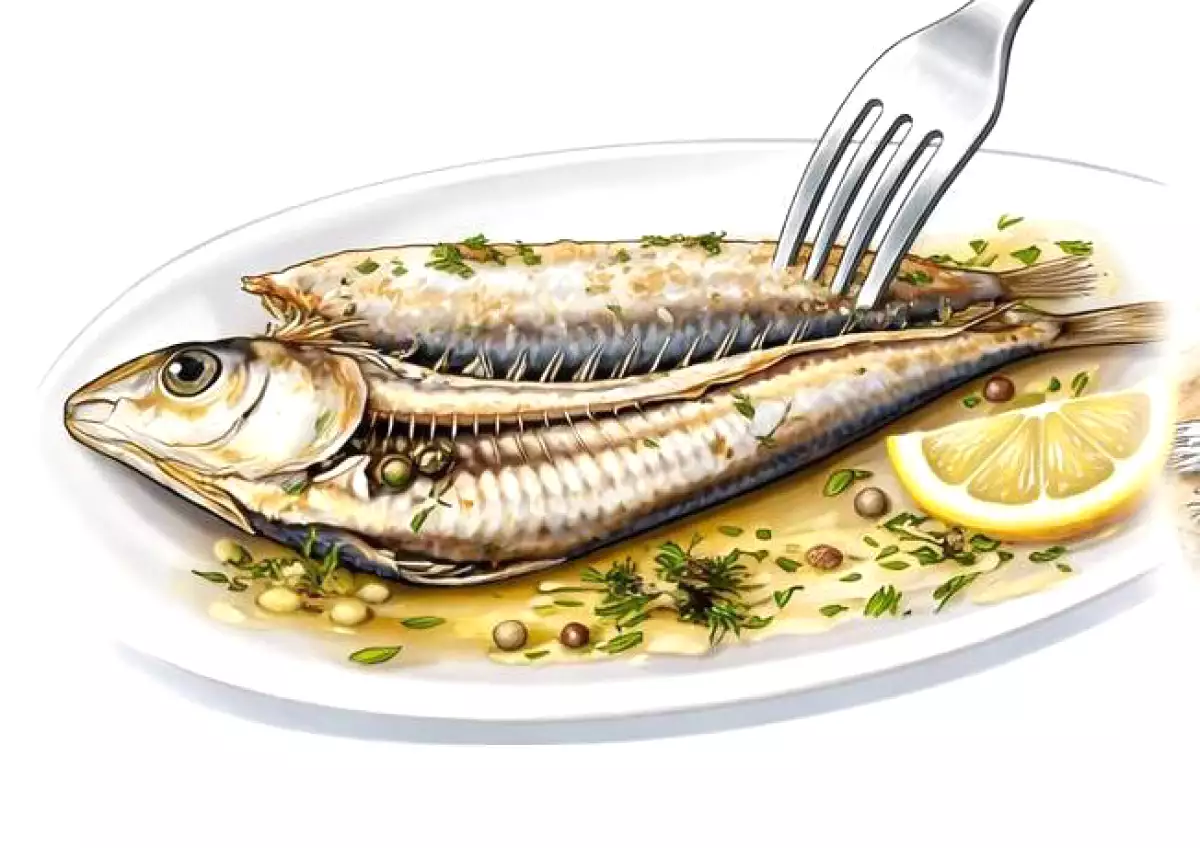 3. Cómo hacerlo con sardina cocinada: el truco del tenedor