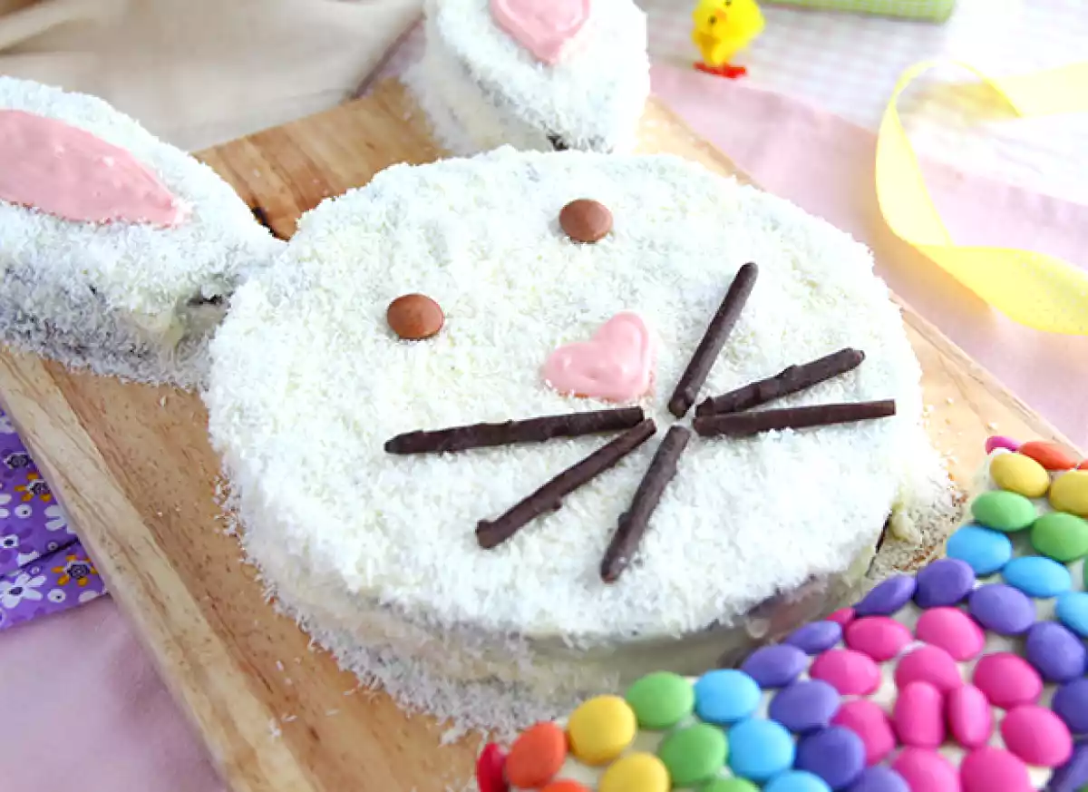 5. Pastel de conejo de Pascua