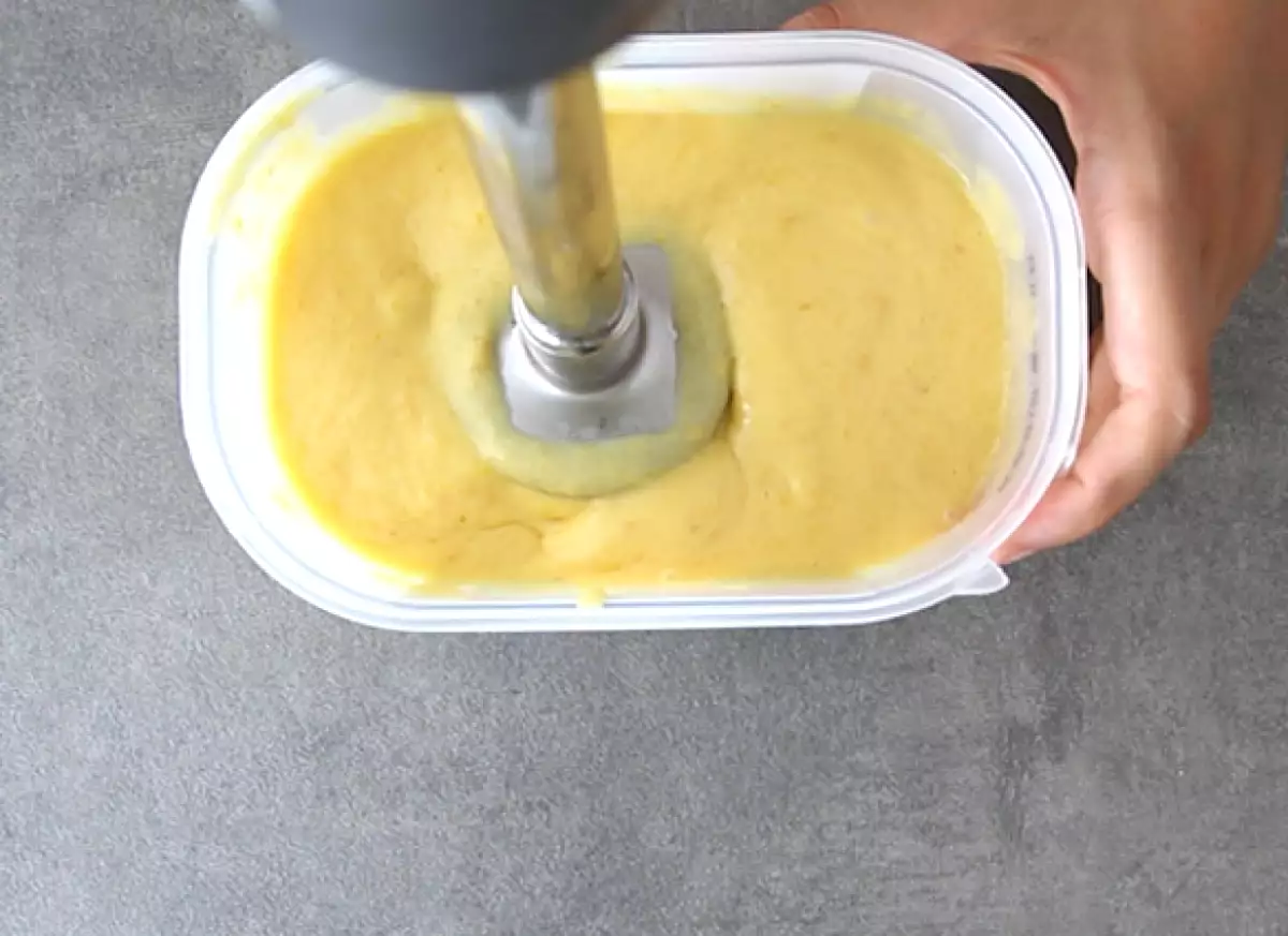 4. Batir y dar textura