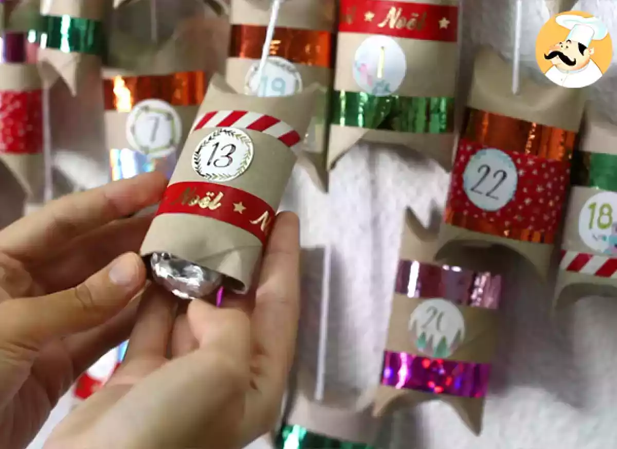 Cómo hacer un calendario de Adviento para Navidad, foto 2