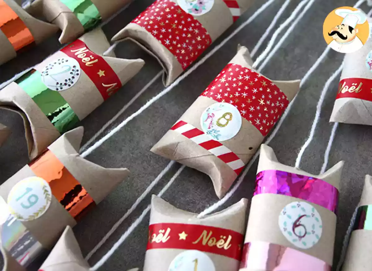 Cómo hacer un calendario de Adviento para Navidad, foto 3