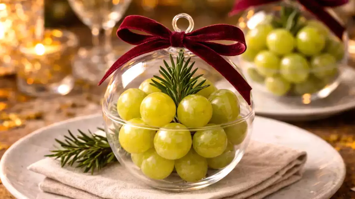 3 ideas elegantes y originales para servir las 12 uvas en Nochevieja