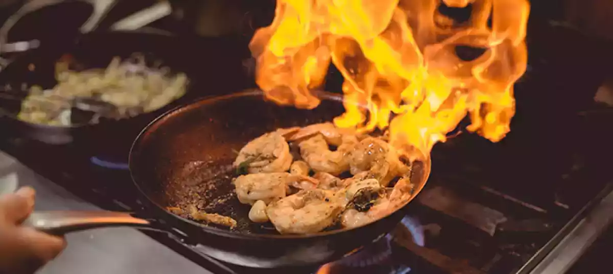 Una técnica muy fogosa: el flambeado