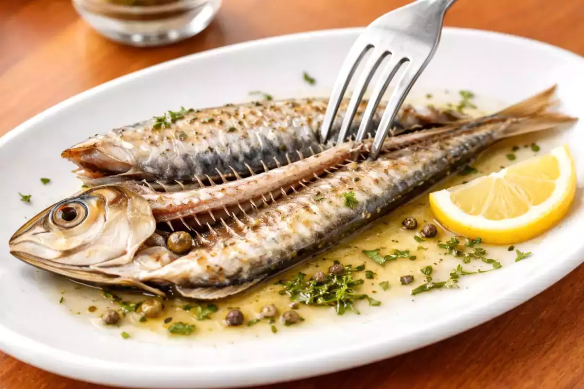 Cómo quitar las espinas de la sardina sin deshacer el pescado ni perder tiempo